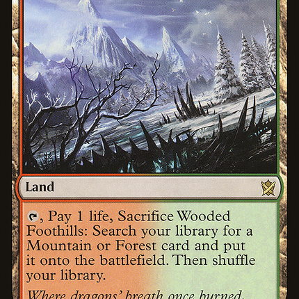 Wooded Foothills (KTK-249) - Khans of Tarkir Foil