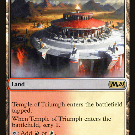 Temple of Triumph (M20-257) - Core Set 2020 Foil