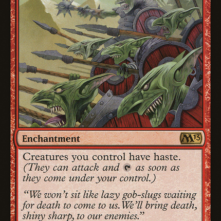 Fervor (M13-129) - Magic 2013 Foil
