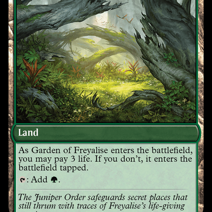 Disciple of Freyalise // Garden of Freyalise (MH3-250) - Modern Horizons 3 Foil