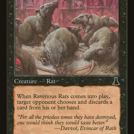 Ravenous Rats (UDS-068) - Urza's Destiny Foil