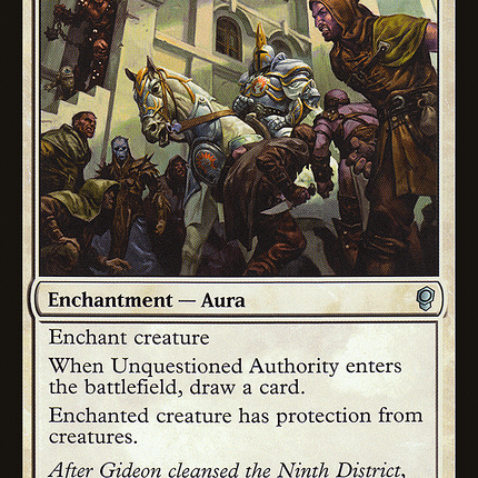 Unquestioned Authority (CNS-085) - Conspiracy Foil