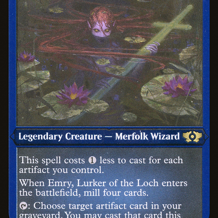 Emry, Lurker of the Loch (Foil Etched) (MUL-074) - Multiverse Legends Foil