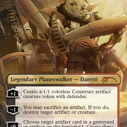 Daretti, Ingenious Iconoclast (SLD-1422) - Secret Lair Drop (Borderless) Foil