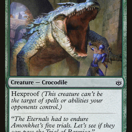 Wardscale Crocodile (WAR-183) - War of the Spark Foil