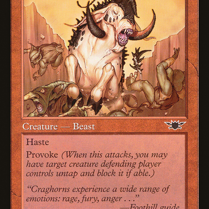 Crested Craghorn (LGN-091) - Legions Foil