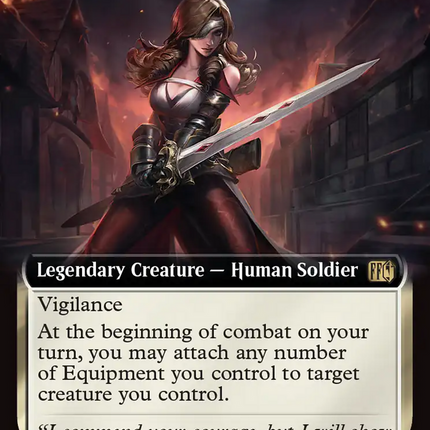 Beatrix, Loyal General (FIN-426) - FINAL FANTASY: (Extended Art) Foil