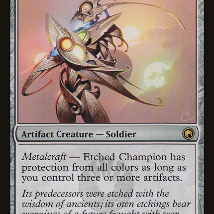 Etched Champion (SOM-154) - Scars of Mirrodin