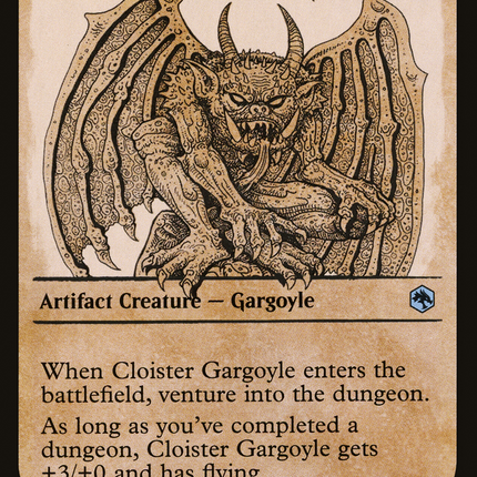 Cloister Gargoyle (AFR-302) - Adventures in the Forgotten Realms: (Showcase)