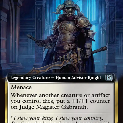 Judge Magister Gabranth (FIN-495) - FINAL FANTASY: (Extended Art)