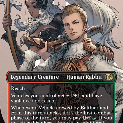 Balthier and Fran (FIN-538) - FINAL FANTASY (Borderless) Foil