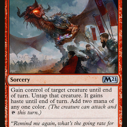 Traitorous Greed (M21-166) - Core Set 2021 Foil