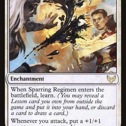 Sparring Regimen (STX-029) - Strixhaven: School of Mages Foil