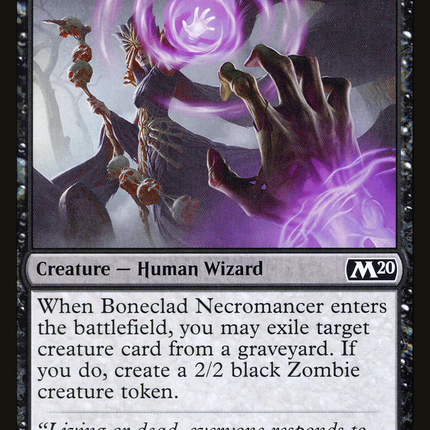 Boneclad Necromancer (M20-093) - Core Set 2020 Foil