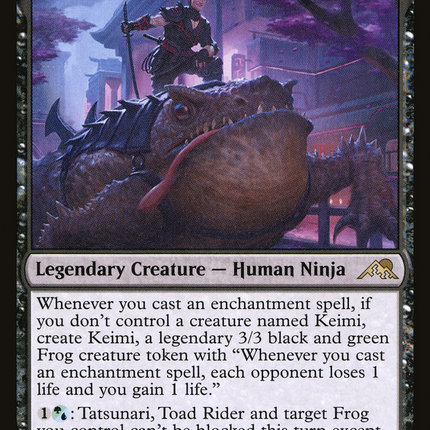 Tatsunari, Toad Rider (NEO-123) - Kamigawa: Neon Dynasty