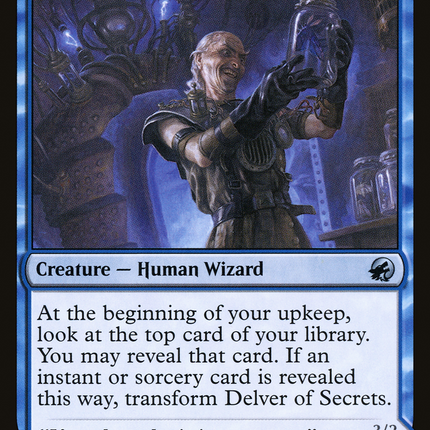 Delver of Secrets // Insectile Aberration (MID-047) - Innistrad: Midnight Hunt: (Double Faced Transform)