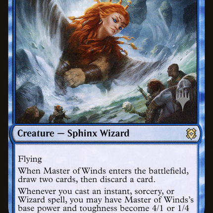 Master of Winds (PPZNR-068) - Zendikar Rising Promos Foil