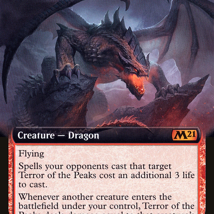 Terror of the Peaks (M21-369) - Core Set 2021: (Extended Art)