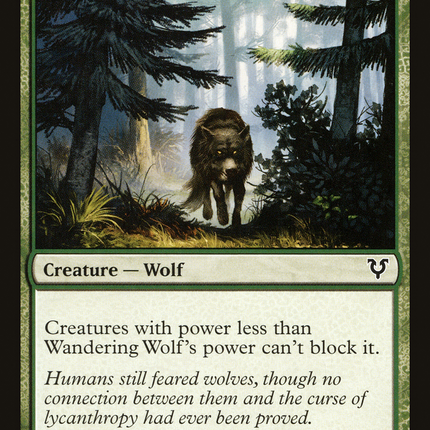 Wandering Wolf (AVR-202) - Avacyn Restored Foil