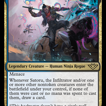 Satoru, the Infiltrator (OTJ-230) - Outlaws of Thunder Junction Foil
