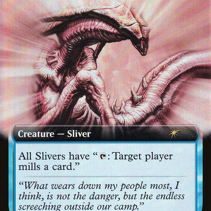 Screeching Sliver (SLD-622) - Secret Lair Drop: (Extended Art) Foil