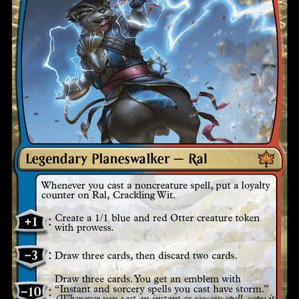 Ral, Crackling Wit (BLB-230) - Bloomburrow Foil