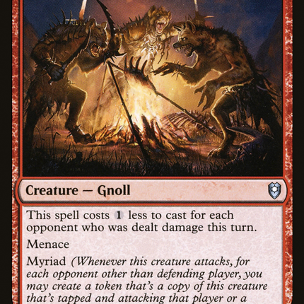 Gnoll War Band (CLB-178) - Commander Legends: Battle for Baldur's Gate Foil