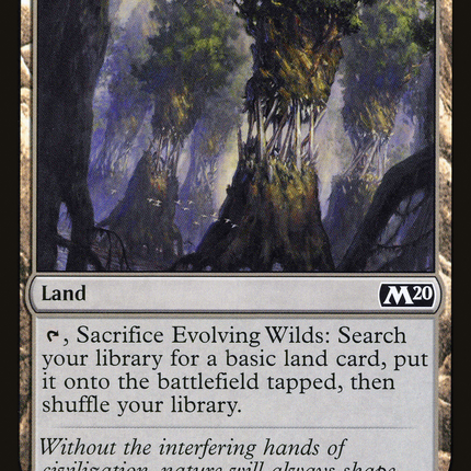 Evolving Wilds (M20-246) - Core Set 2020 Foil