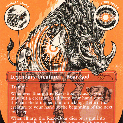 Ilharg, the Raze-Boar (SLD-318) - Secret Lair Drop (Borderless)