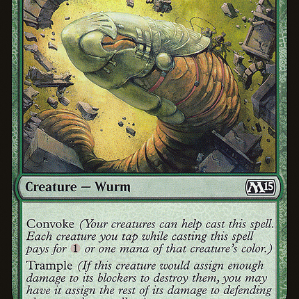 Siege Wurm (M15-200) - Magic 2015 Foil