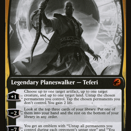 Teferi, Who Slows the Sunset (DBL-245) - Innistrad: Double Feature Foil