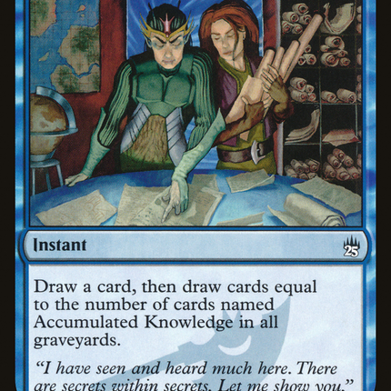 Accumulated Knowledge (A25-040) - Masters 25