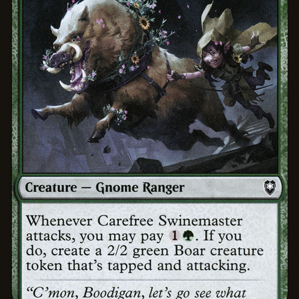 Carefree Swinemaster (CLB-219) - Commander Legends: Battle for Baldur's Gate Foil