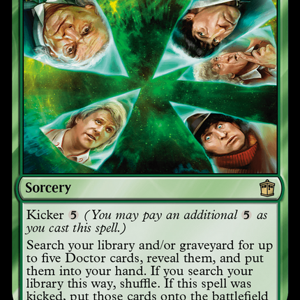 The Five Doctors (WHO-101) - Doctor Who Foil
