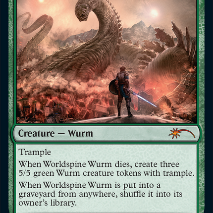 Worldspine Wurm (SLD-1305) - Secret Lair Drop Foil