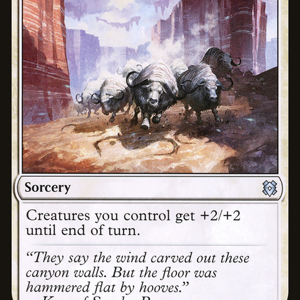 Makindi Stampede // Makindi Mesas (ZNR-026) - Zendikar Rising Foil