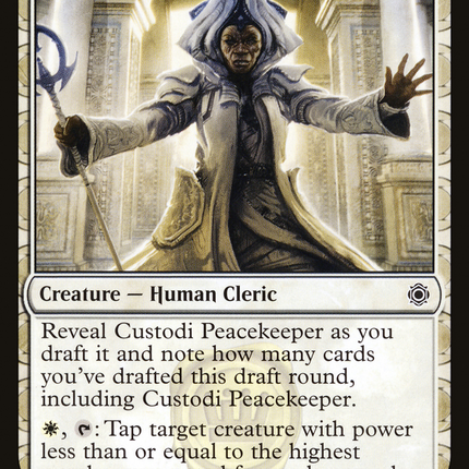 Custodi Peacekeeper (CN2-014) - Conspiracy: Take the Crown: (draft) Foil