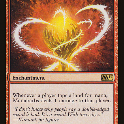 Manabarbs (M12-150) - Magic 2012 Foil