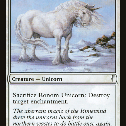 Ronom Unicorn (CSP-016) - Coldsnap Foil