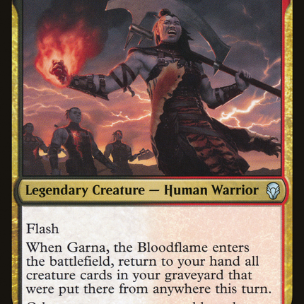 Garna, the Bloodflame (DOM-194) - Dominaria