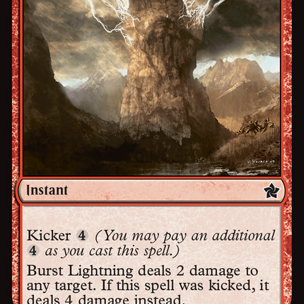 Burst Lightning (FDN-192) - Foundations Foil