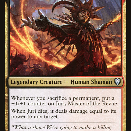 Juri, Master of the Revue (CMR-282) - Commander Legends Foil