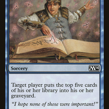 Tome Scour (M14-075) - Magic 2014