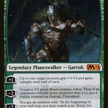 Garruk, Unleashed (M21-183) - Core Set 2021
