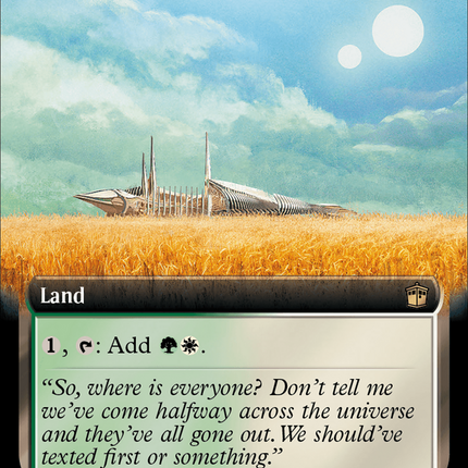 Sungrass Prairie (WHO-521) - Doctor Who: (Extended Art)