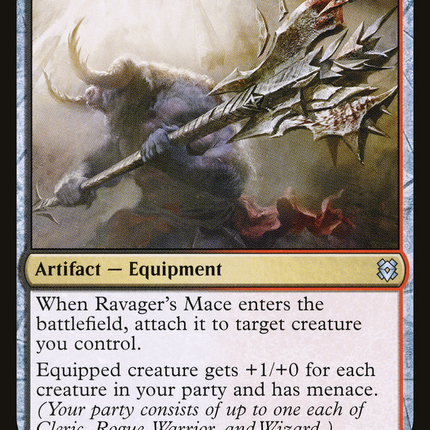 Ravager's Mace (ZNR-235) - Zendikar Rising