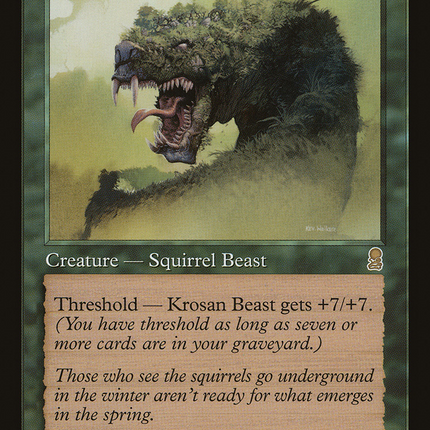 Krosan Beast (ODY-248) - Odyssey