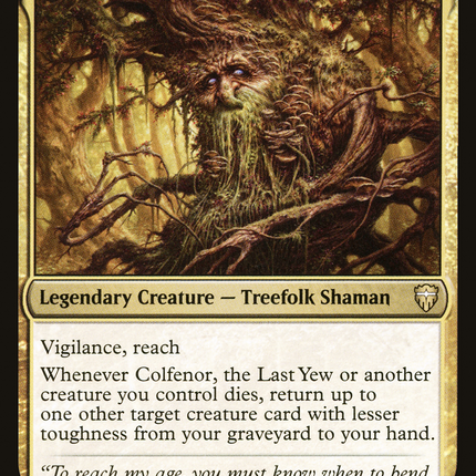 Colfenor, the Last Yew (CMR-274) - Commander Legends