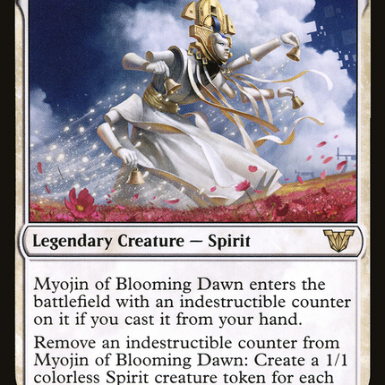 Myojin of Blooming Dawn (NEC-031) - Neon Dynasty Commander