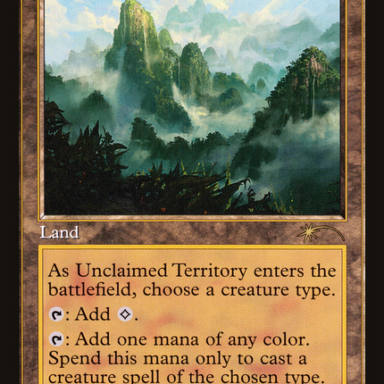 Unclaimed Territory (WPN-001) - Wizards Play Network 2023 Foil